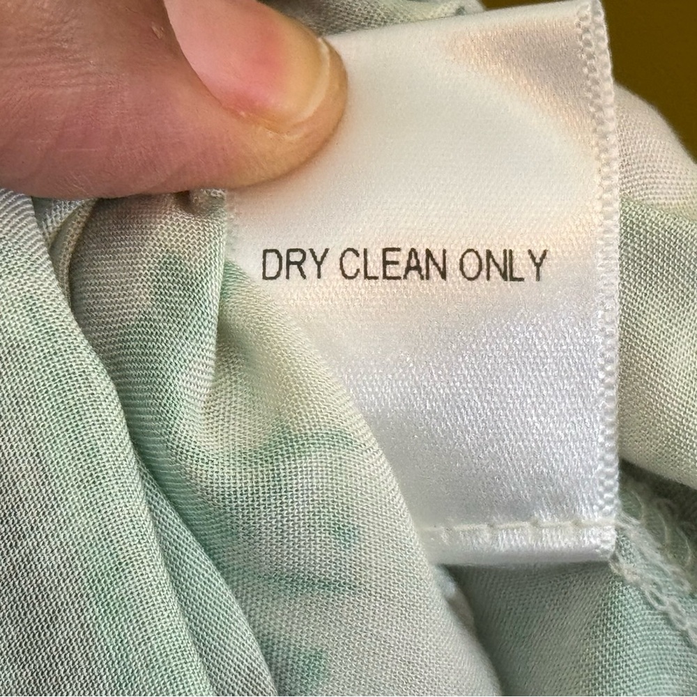 New 12th Tribe Mint Green and White Abstract Print Maxi Dress - Picture 15 of 16